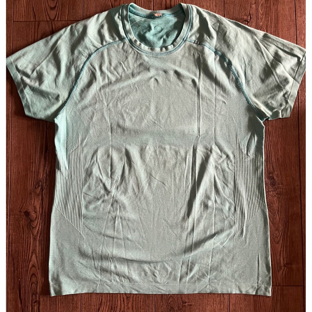 Lululemon Swiftly Tech Short Sleeve 2.0 Mint Green Heather Athletic Shirt